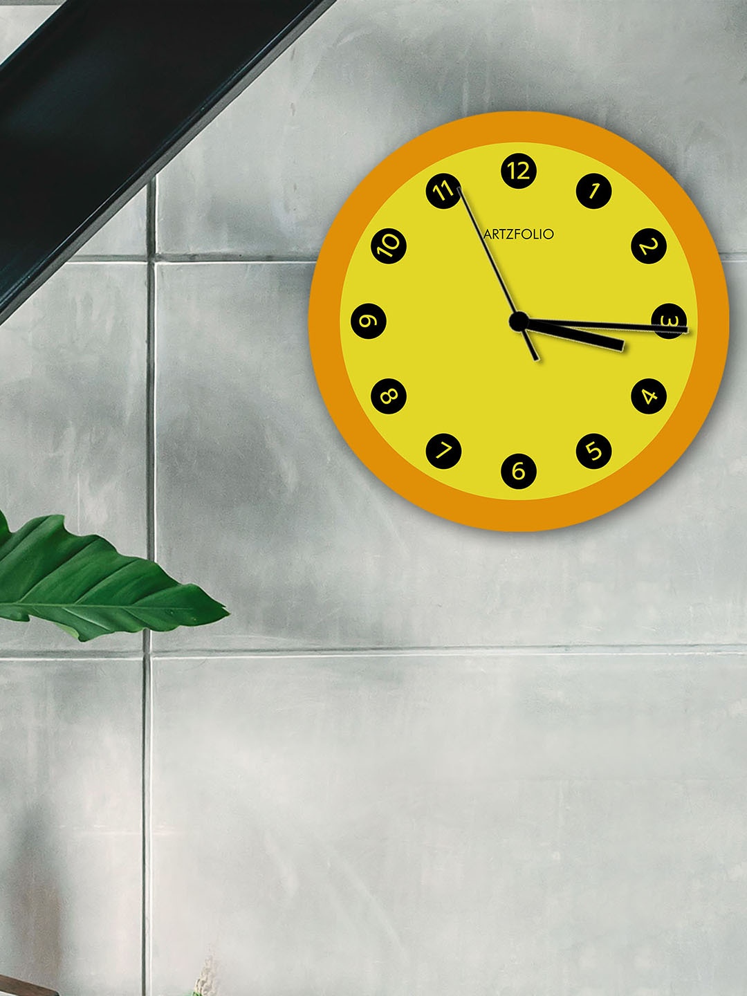 

ArtzFolio Multicoloured Printed Contemporary Wall Clock, Multi
