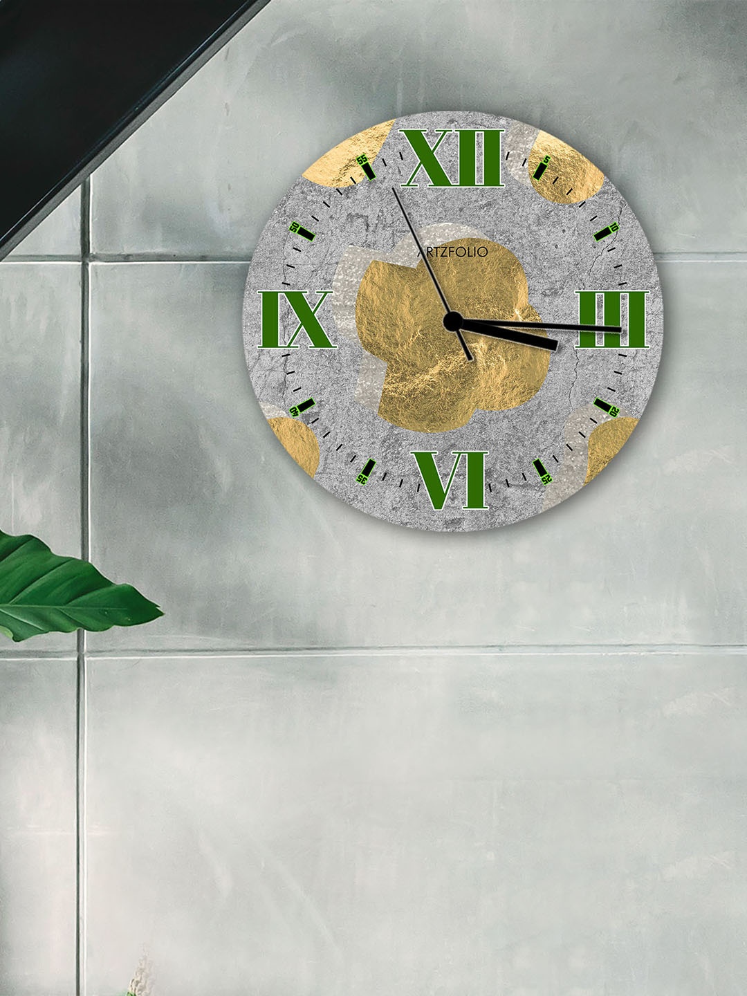 

ArtzFolio Multicoloured Printed Contemporary Wall Clock, Multi