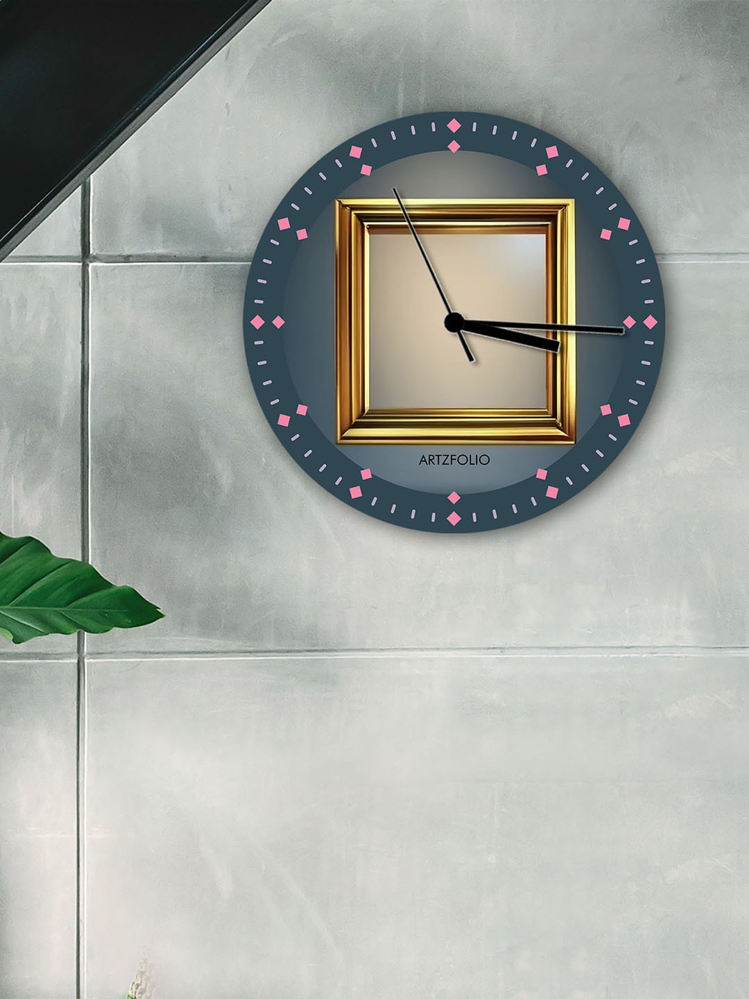 

ArtzFolio Multicoloured Printed Contemporary Wall Clock, Multi