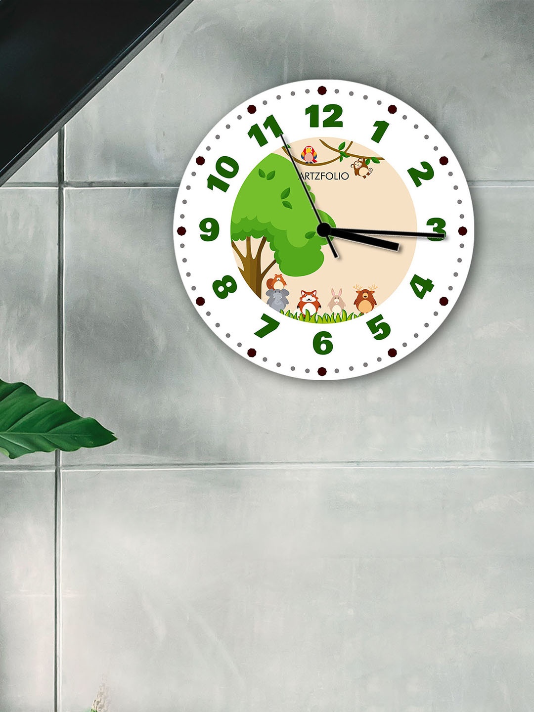 

ArtzFolio Multicoloured Printed Contemporary Wall Clock, Multi