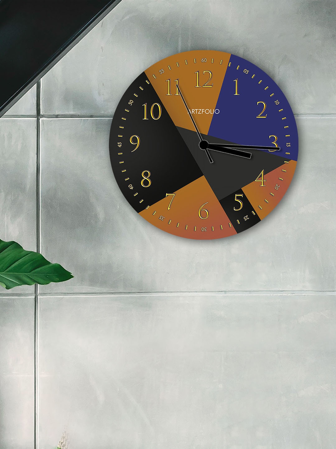 

ArtzFolio Multicoloured Printed Contemporary Wall Clock, Multi