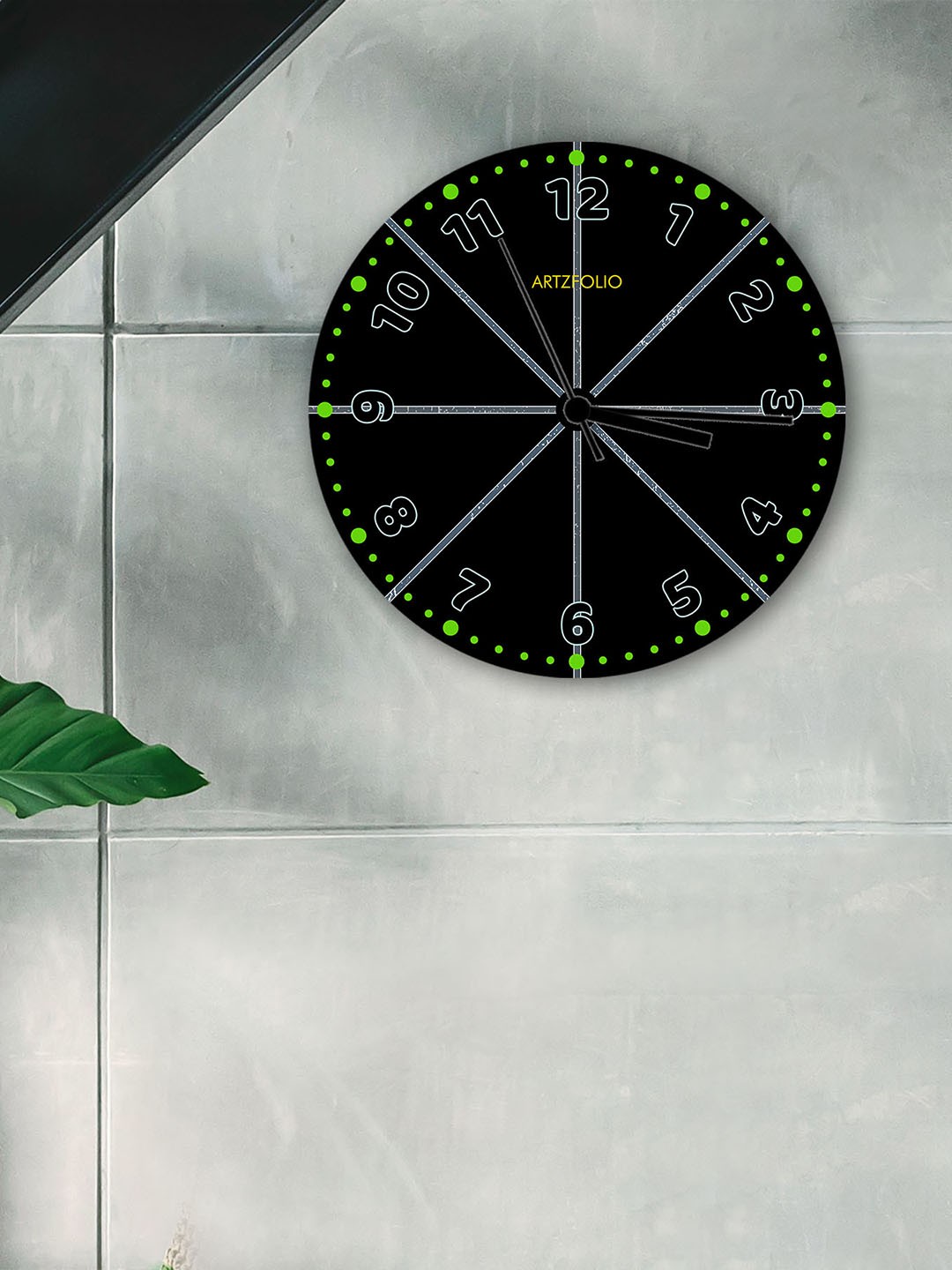 

ArtzFolio Multicoloured Printed Contemporary Wall Clock, Multi