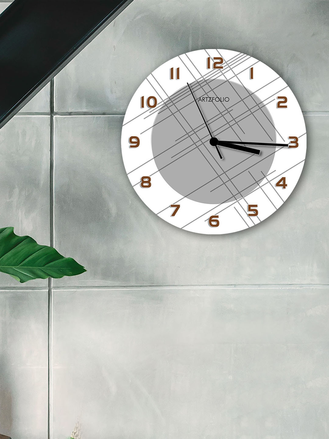 

ArtzFolio Multicoloured Printed Contemporary Wall Clock, Multi