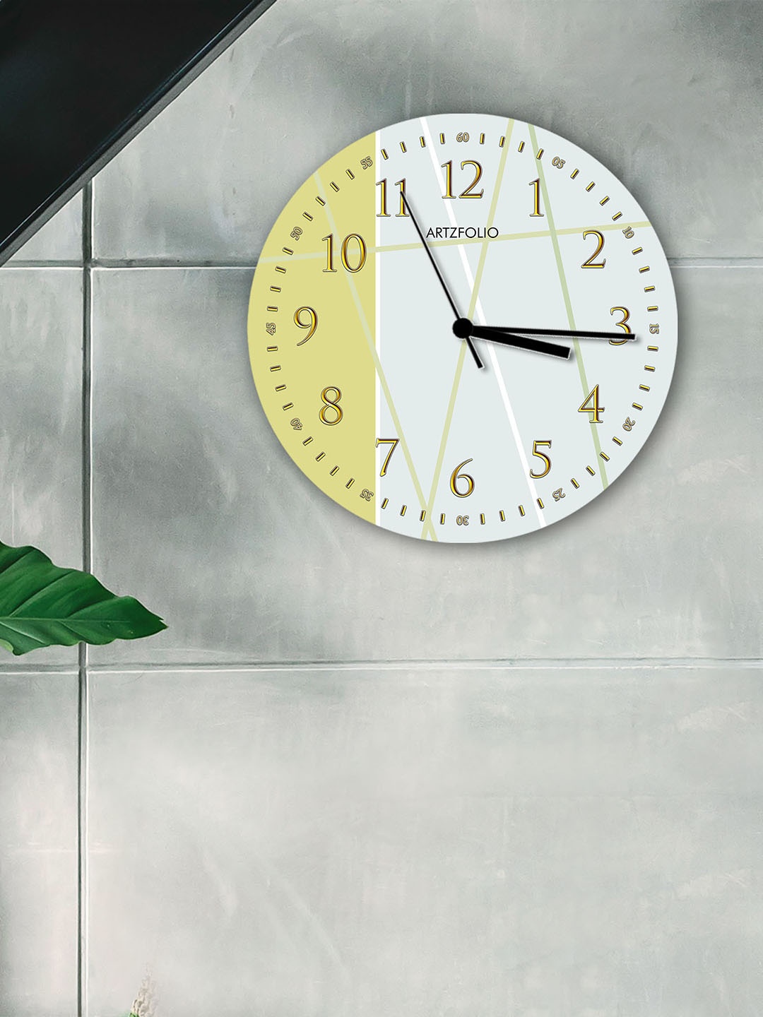 

ArtzFolio Multicoloured Printed Contemporary Wall Clock, Multi