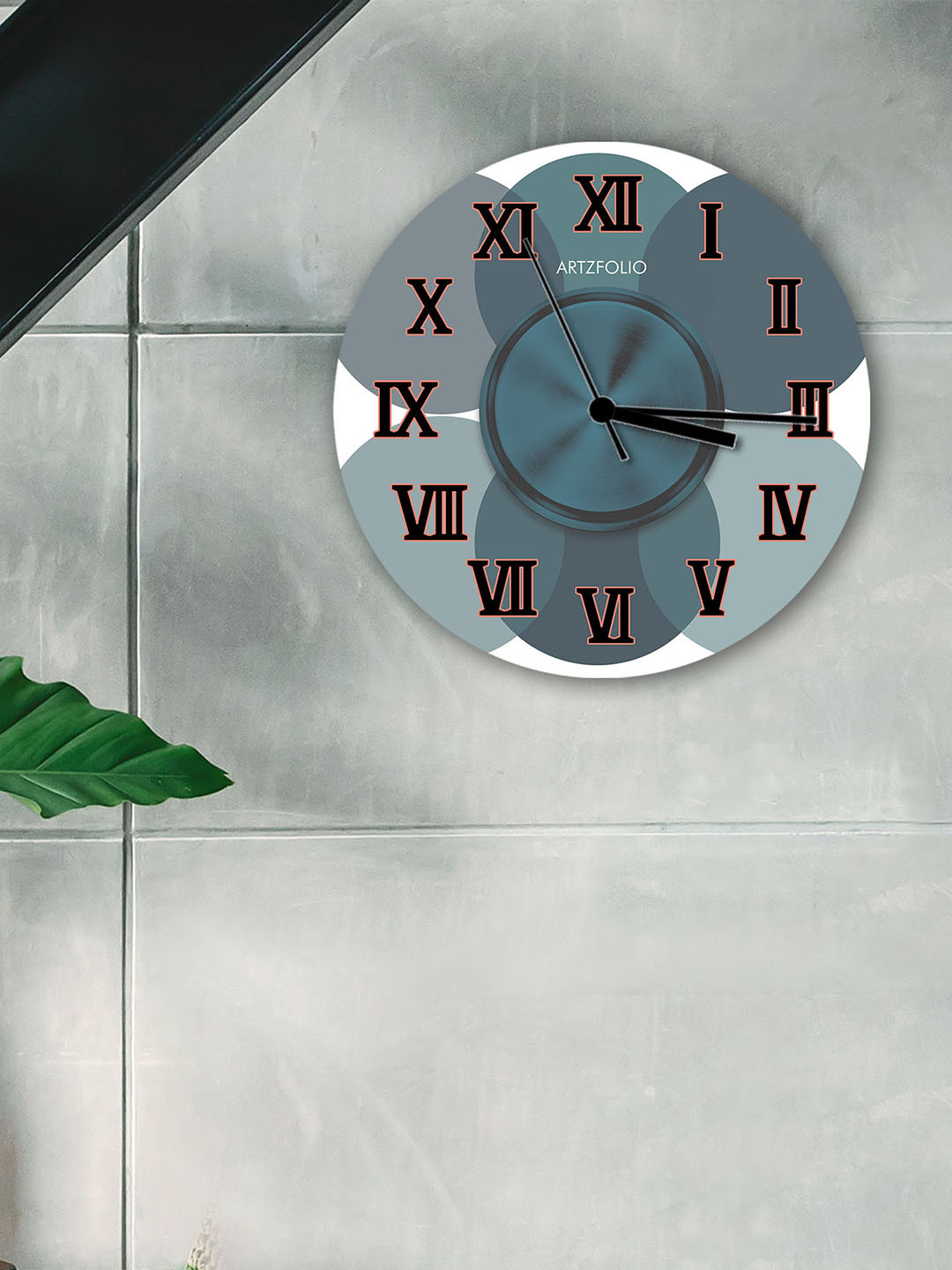 

ArtzFolio Multicoloured Printed Contemporary Wall Clock, Multi