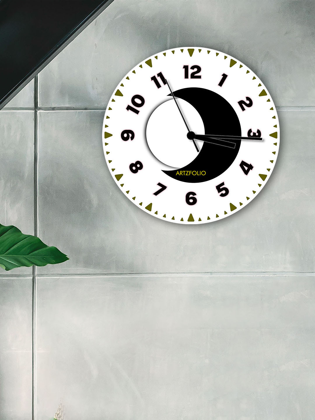 

ArtzFolio Multicoloured Printed Contemporary Wall Clock, Multi