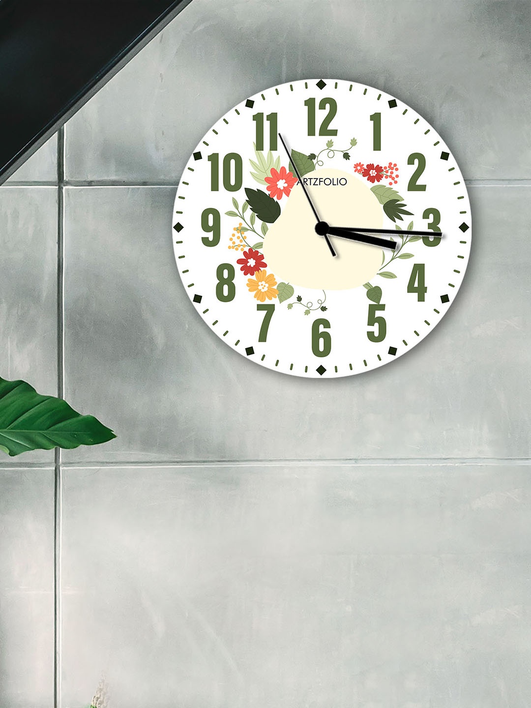

ArtzFolio Multicoloured Printed Contemporary Wall Clock, Multi