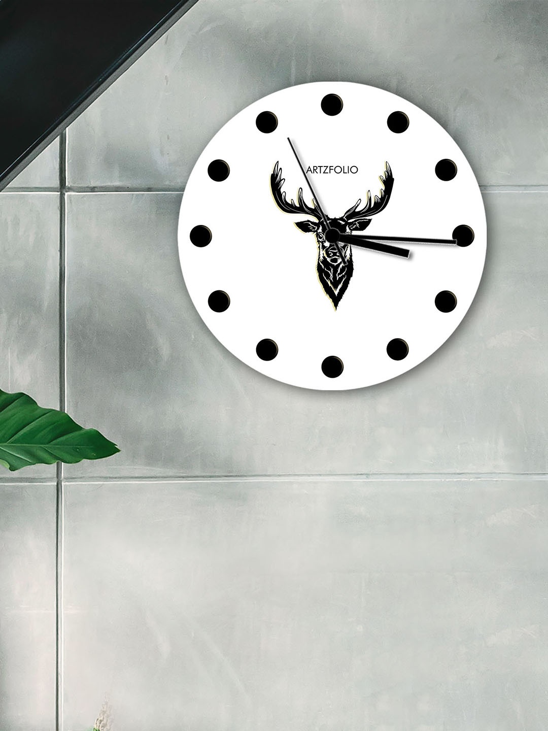 

ArtzFolio Multicoloured Printed Contemporary Wall Clock, Multi