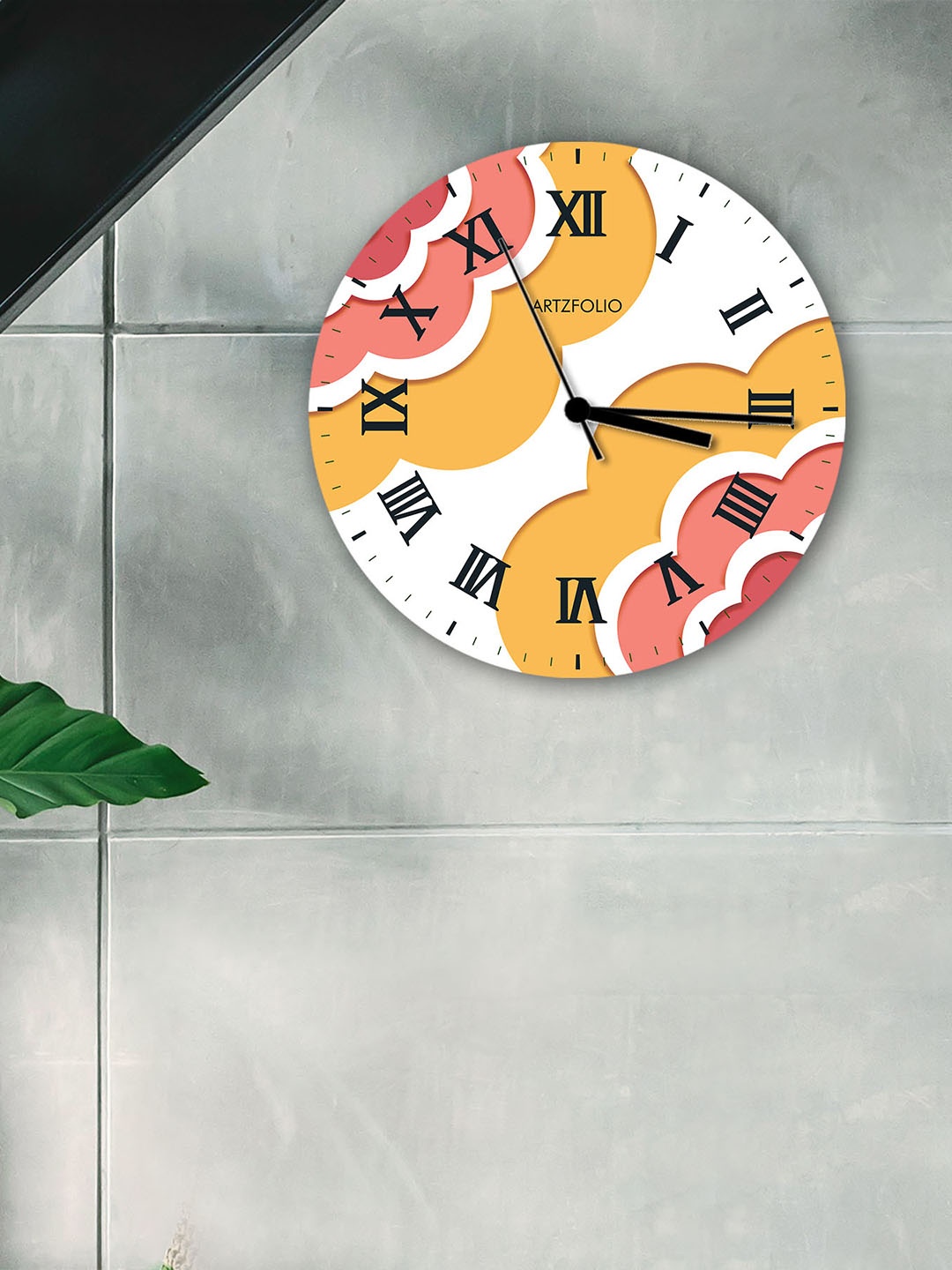 

ArtzFolio Multicoloured Printed Contemporary Wall Clock, Multi