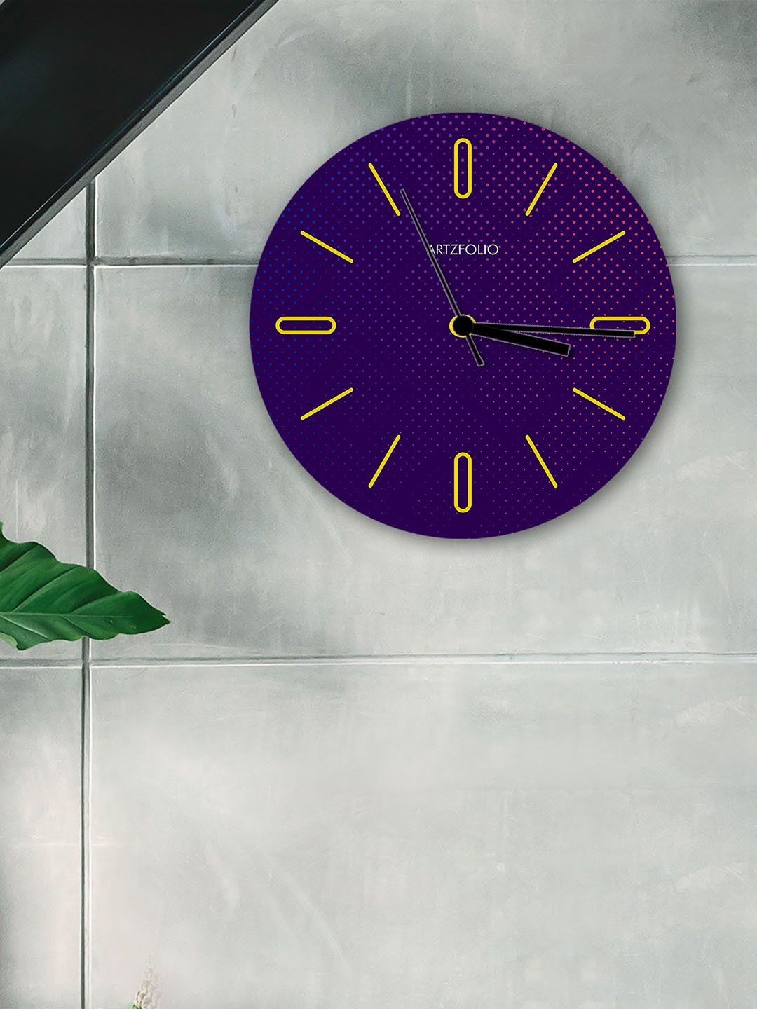 

ArtzFolio Multicoloured Printed Contemporary Wall Clock, Multi