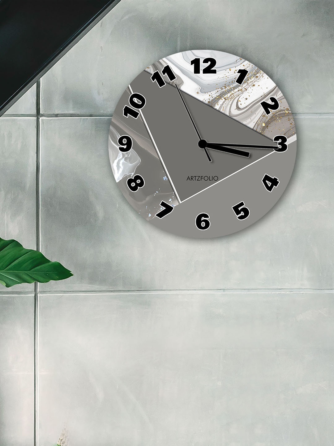 

ArtzFolio Multicoloured Printed Contemporary Wall Clock, Multi