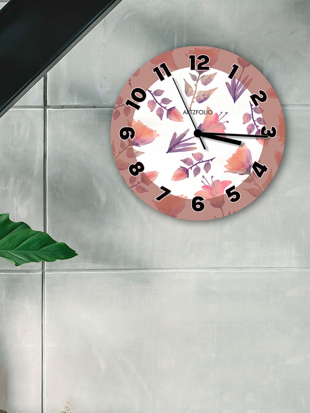 

ArtzFolio Multicoloured Printed Contemporary Wall Clock, Multi