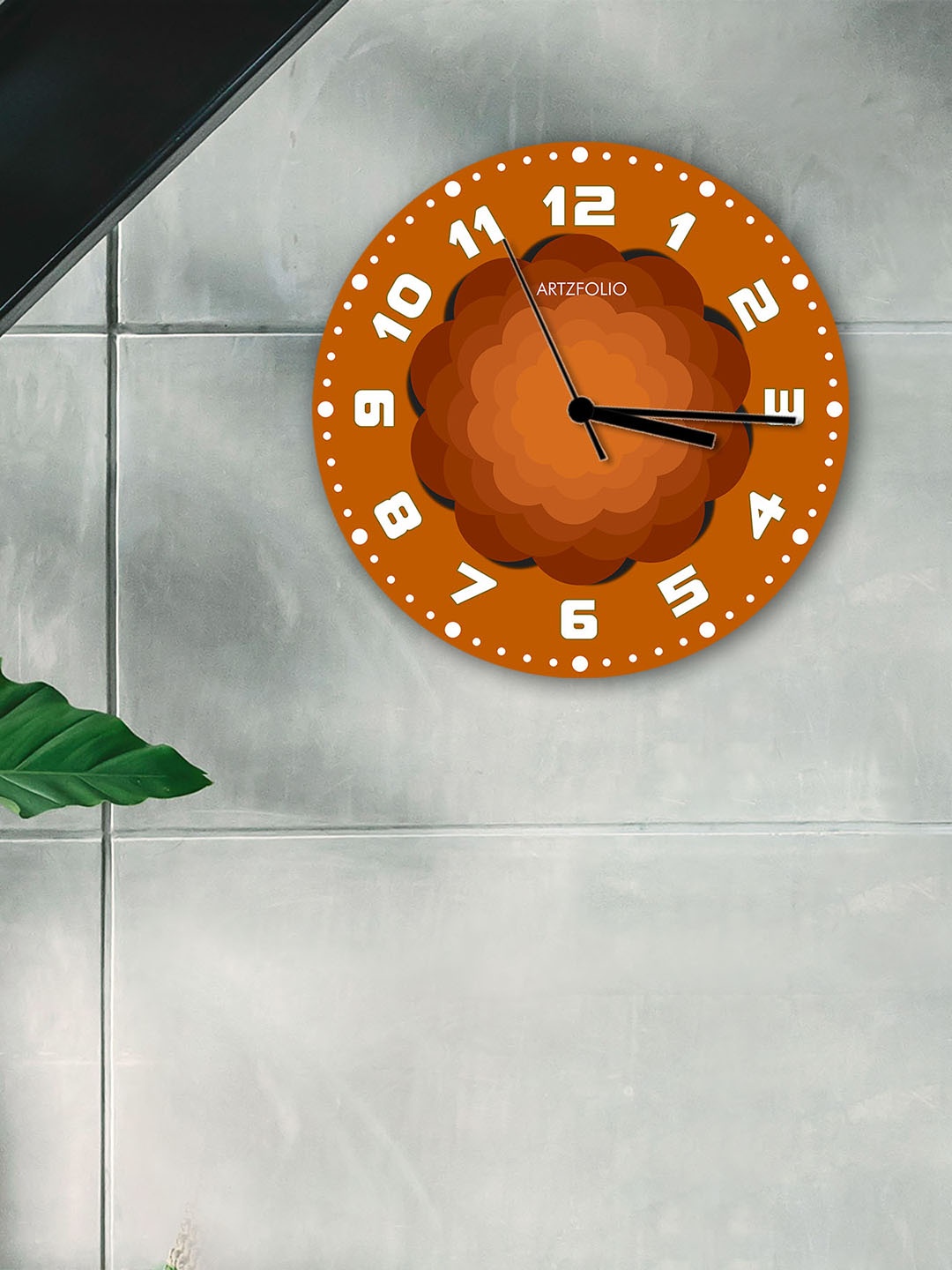 

ArtzFolio Multicoloured Printed Contemporary Wall Clock, Multi