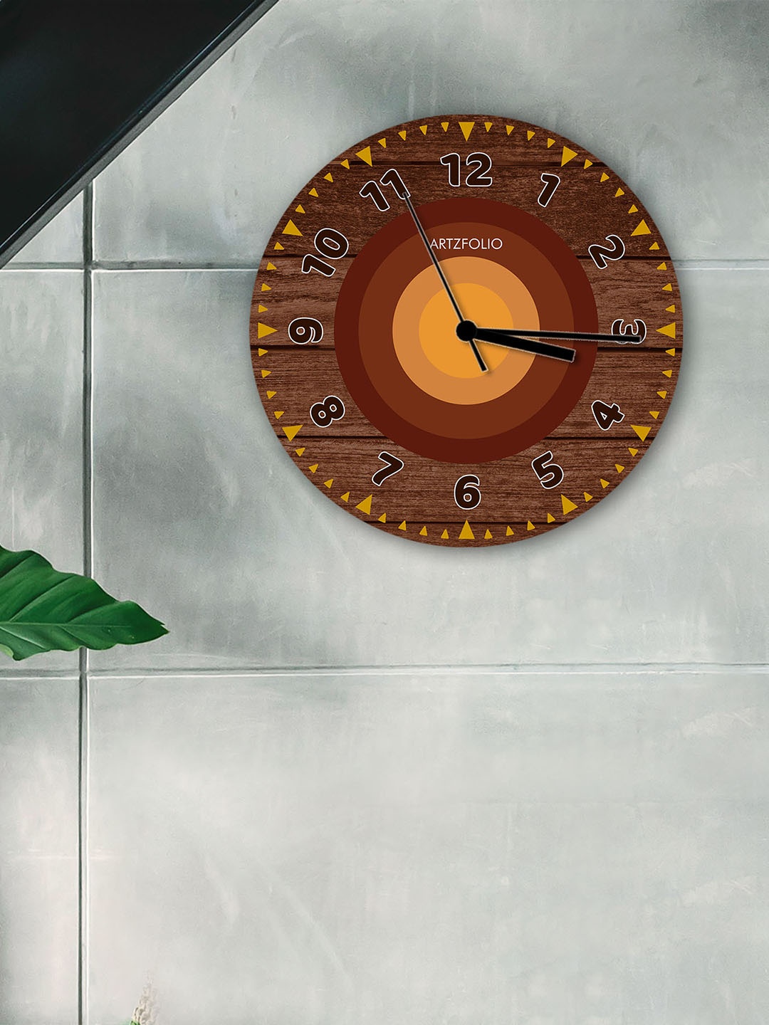 

ArtzFolio Multicoloured Printed Contemporary Wall Clock, Multi