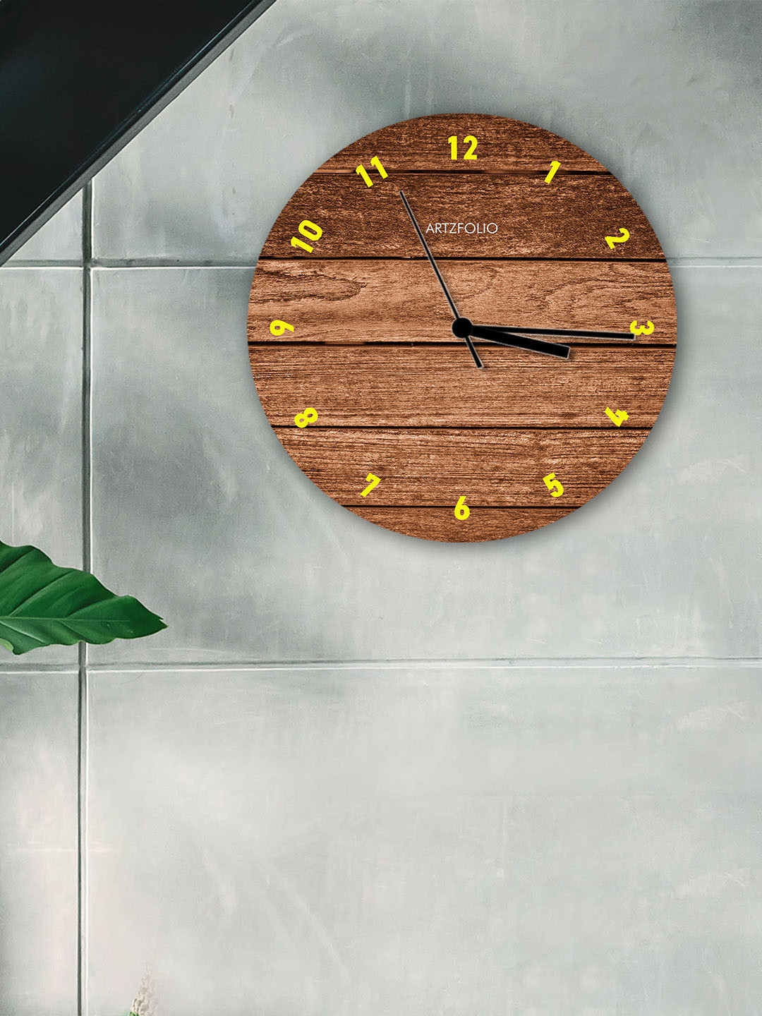 

ArtzFolio Multicoloured Printed Contemporary Wall Clock, Multi
