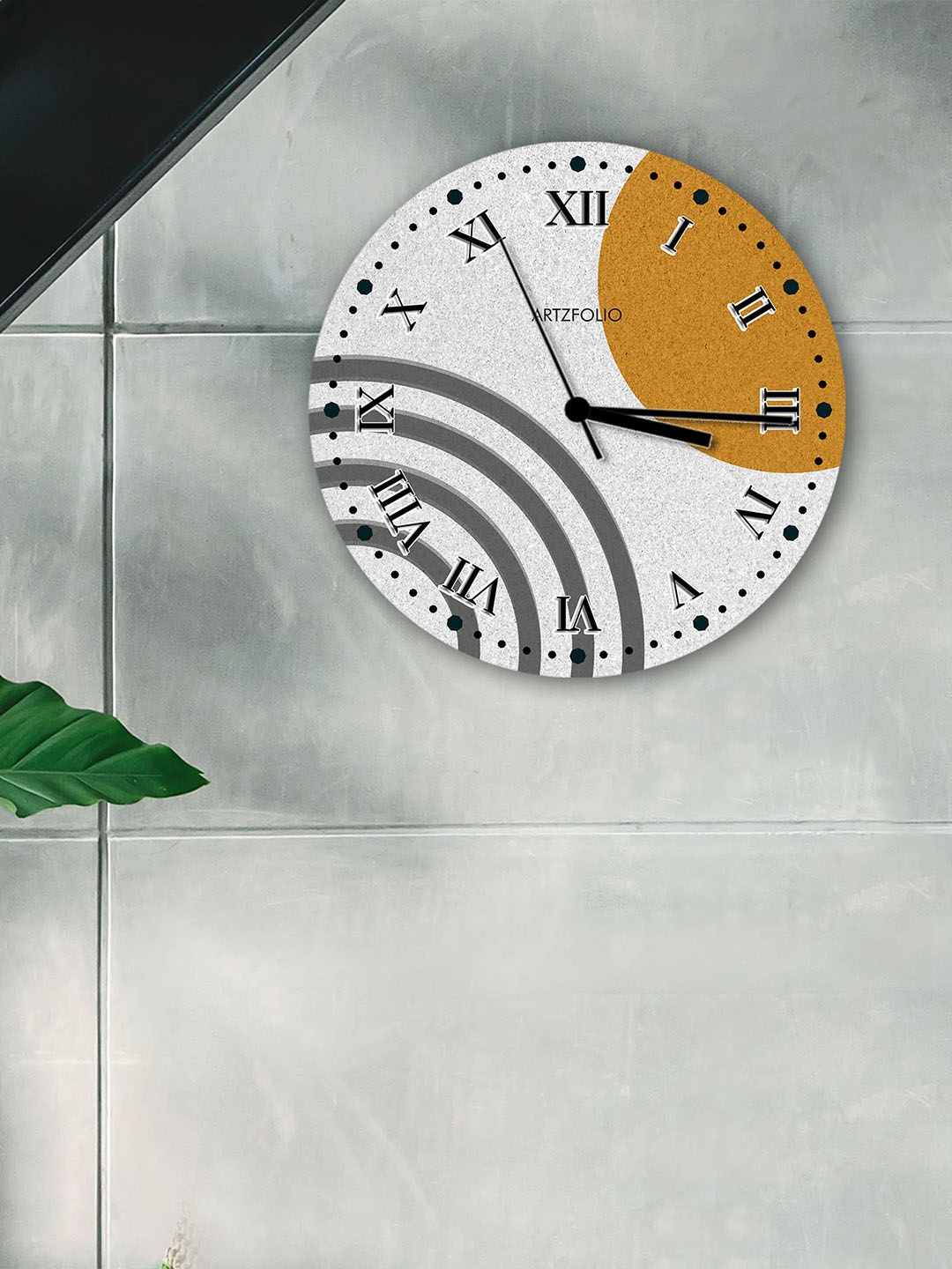 

ArtzFolio Multicoloured Printed Contemporary Wall Clock, Multi