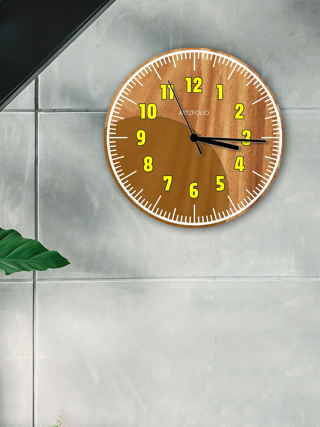 

ArtzFolio Multicoloured Printed Contemporary Wall Clock, Multi