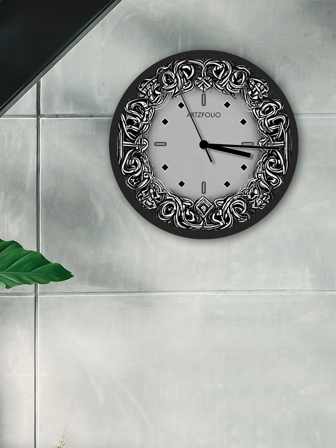 

ArtzFolio Multicoloured Printed Contemporary Wall Clock, Multi
