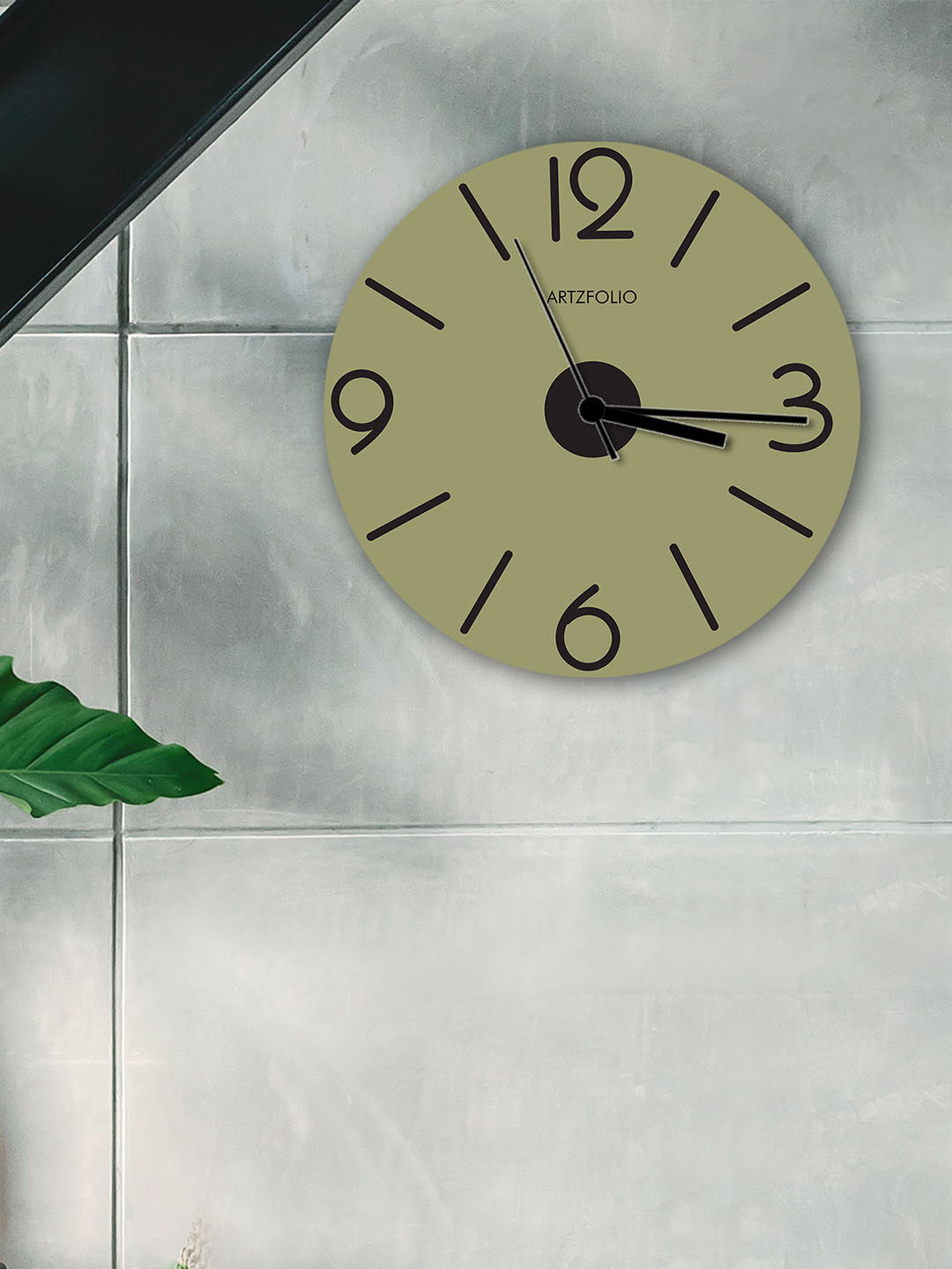 

ArtzFolio Multicoloured Printed Contemporary Wall Clock, Multi