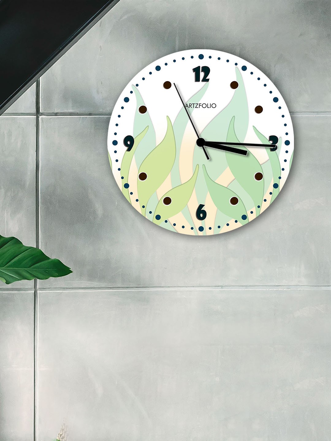 

ArtzFolio Multicoloured Printed Contemporary Wall Clock, Multi