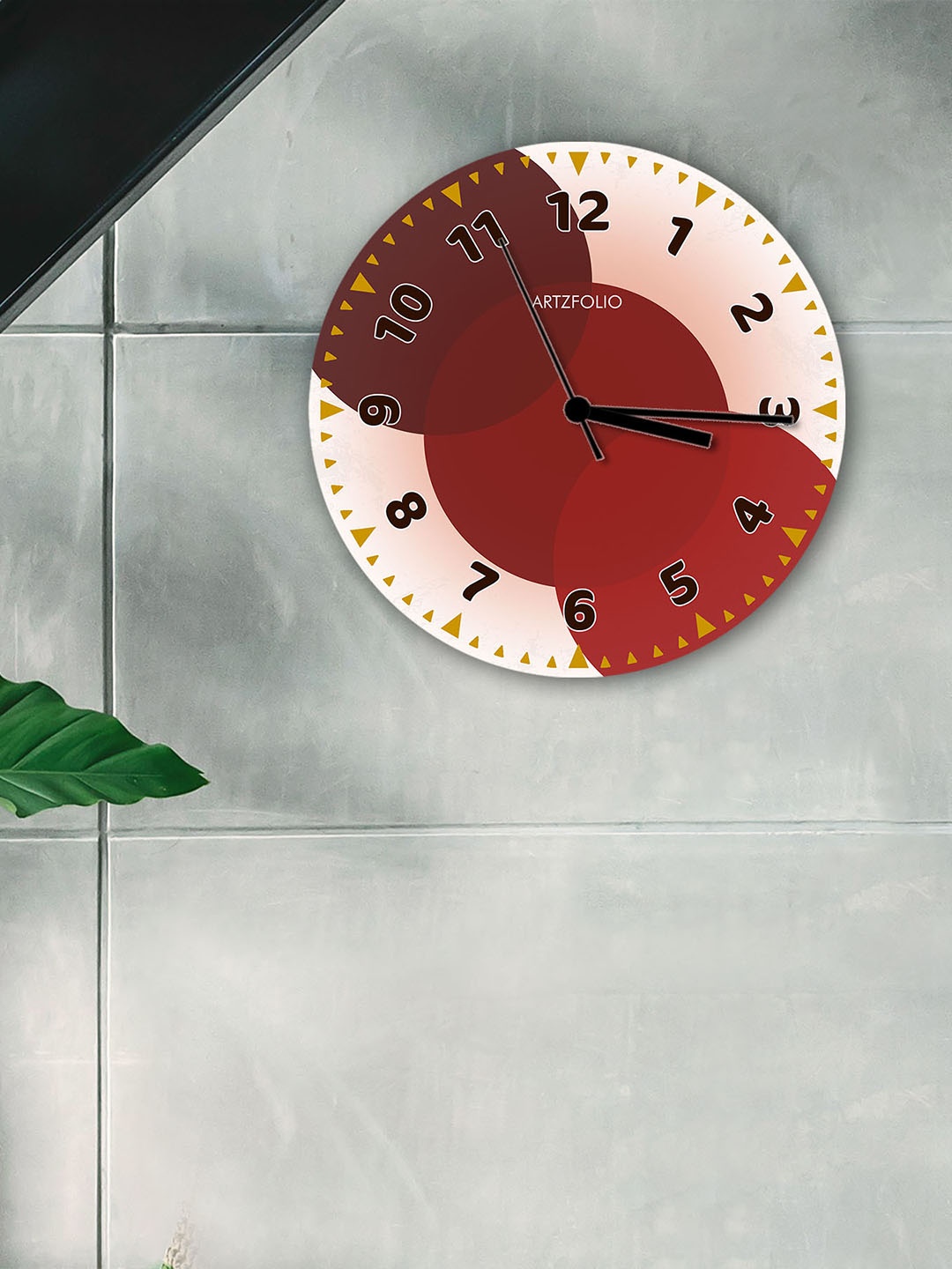 

ArtzFolio Multicoloured Printed Contemporary Wall Clock, Multi