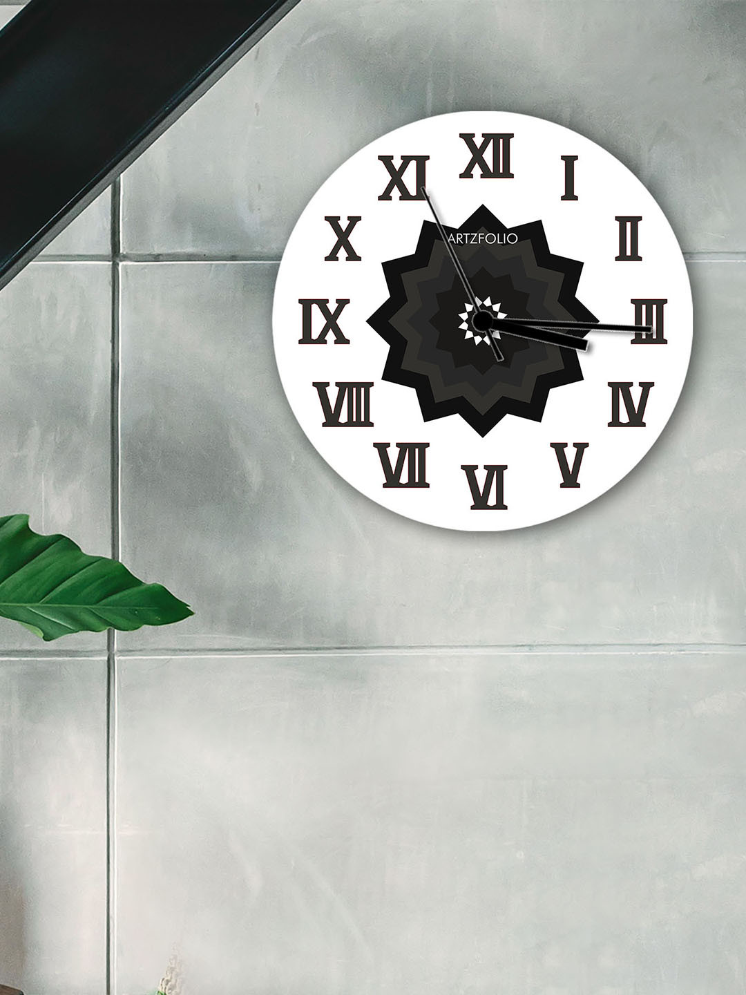 

ArtzFolio Multicoloured Printed Contemporary Wall Clock, Multi
