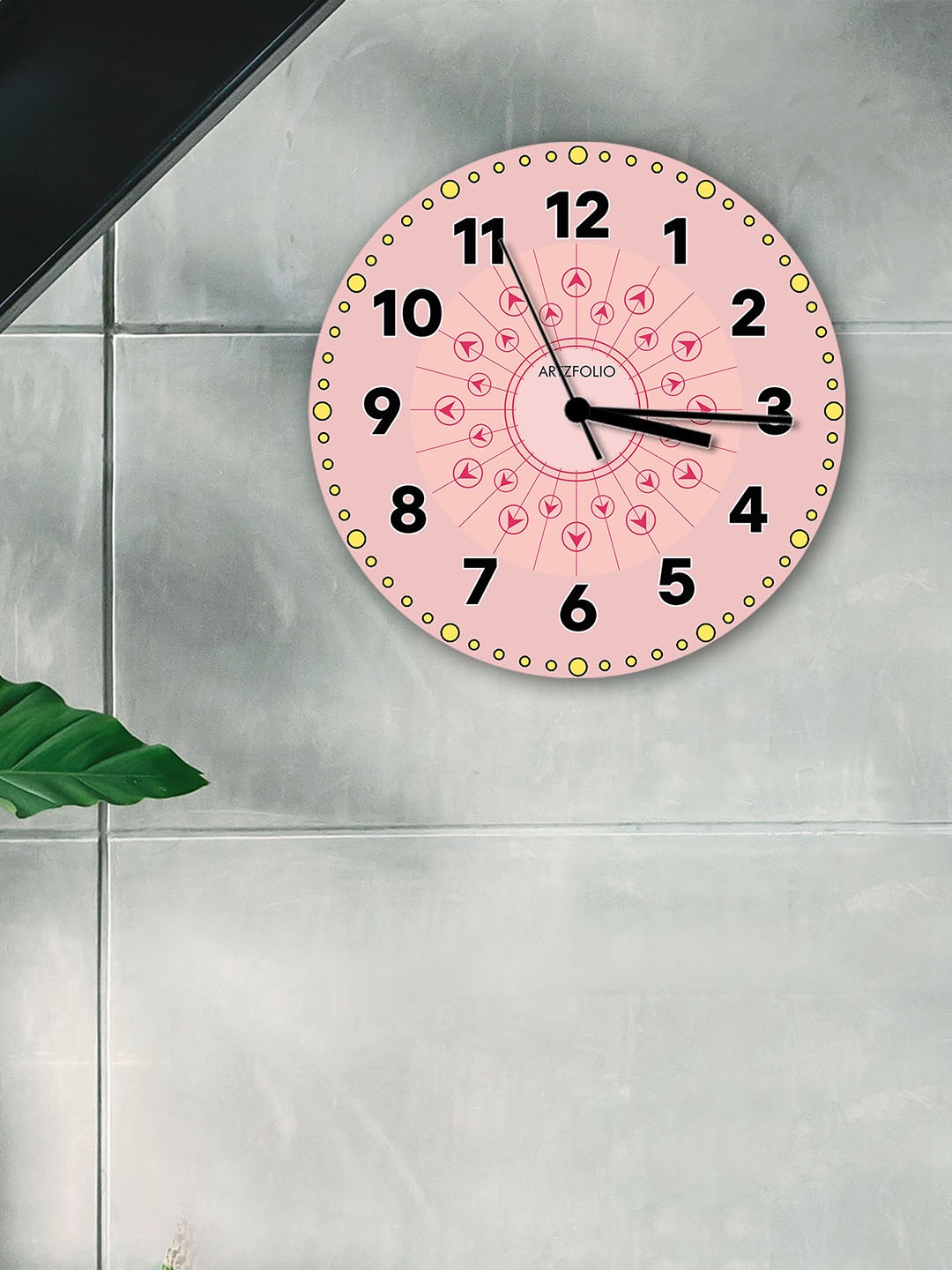 

ArtzFolio Multicoloured Printed Contemporary Wall Clock, Multi