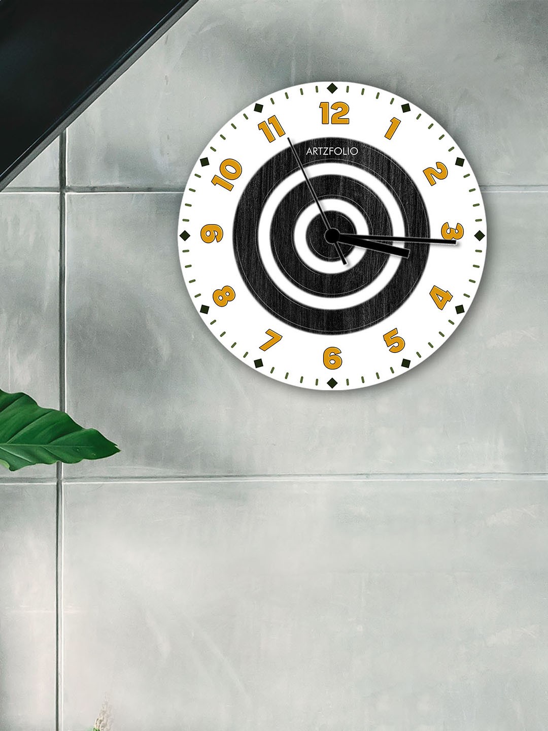 

ArtzFolio Multicoloured Printed Contemporary Wall Clock, Multi