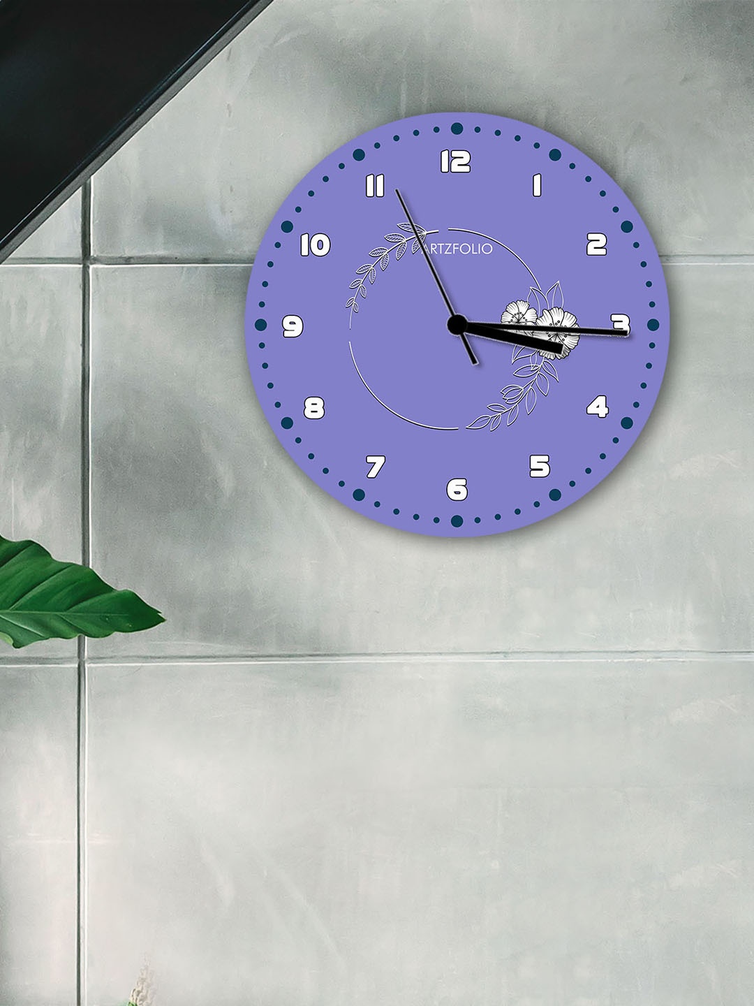 

ArtzFolio Multicoloured Printed Contemporary Wall Clock, Multi