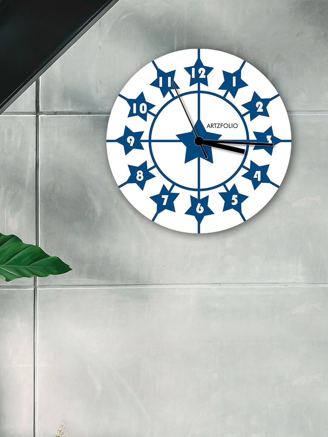 

ArtzFolio Multicoloured Printed Contemporary Wall Clock, Multi