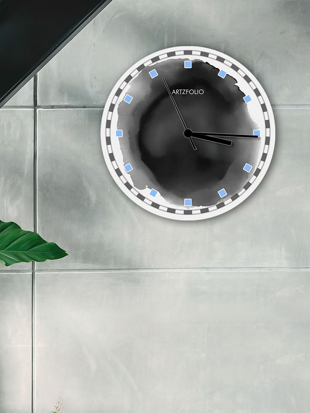 

ArtzFolio Multicoloured Printed Contemporary Wall Clock, Multi