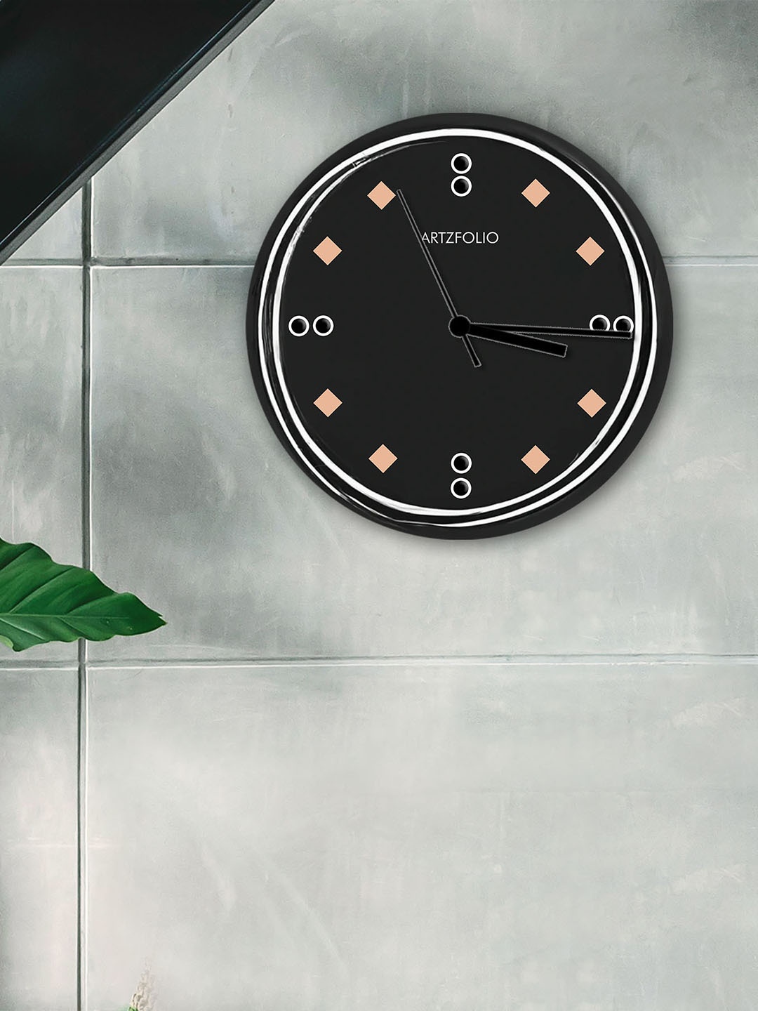 

ArtzFolio Multicoloured Printed Contemporary Wall Clock, Multi