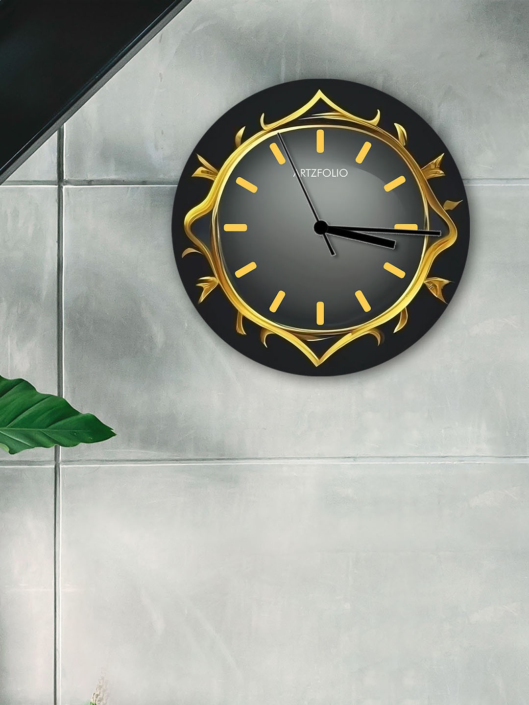 

ArtzFolio Multicoloured Printed Contemporary Wall Clock, Multi