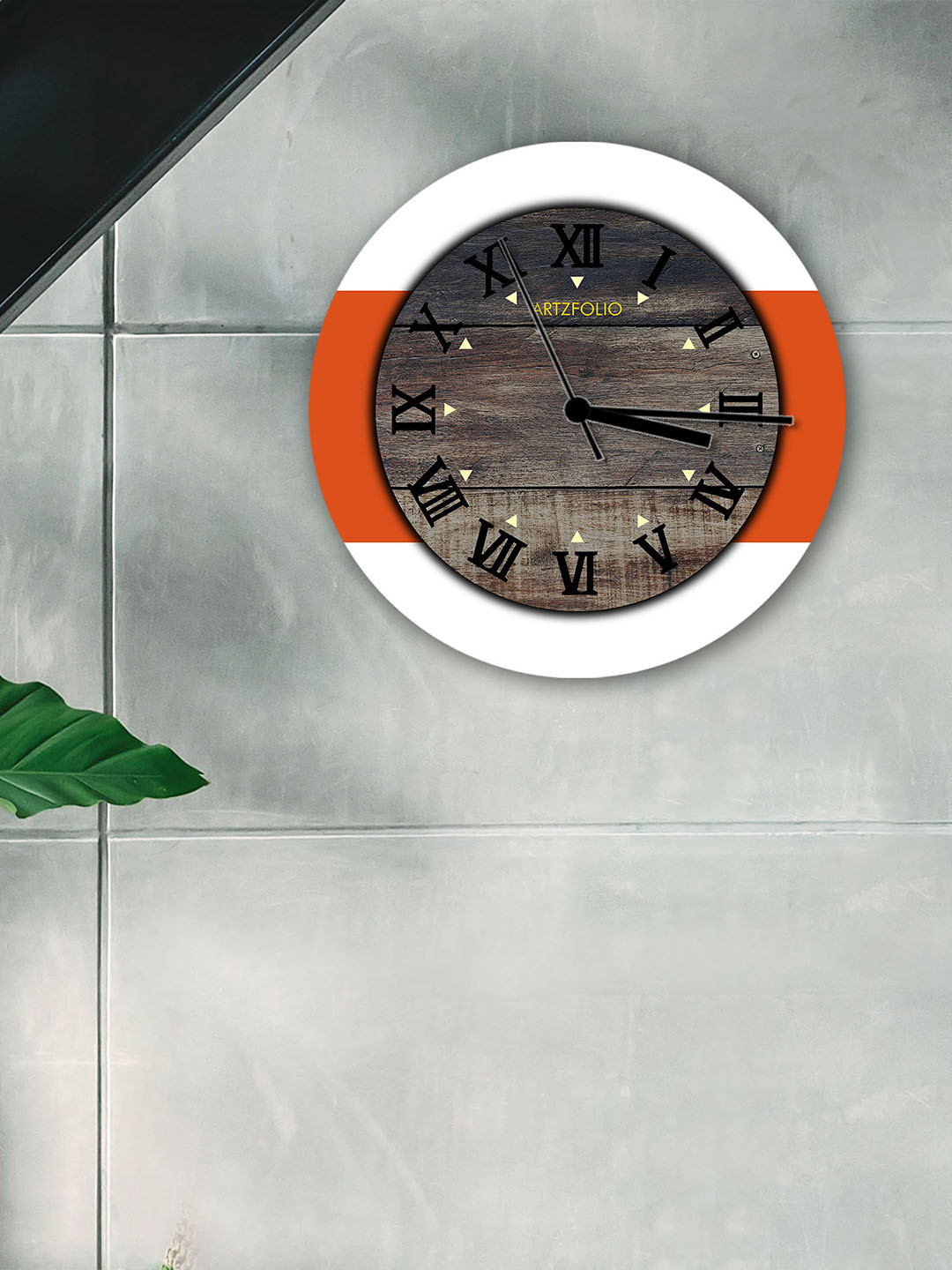 

ArtzFolio Multicoloured Printed Contemporary Wall Clock, Multi