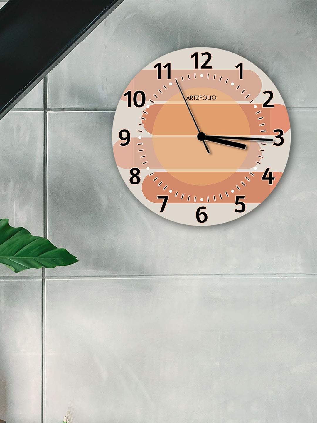 

ArtzFolio Multicoloured Printed Contemporary Wall Clock, Multi
