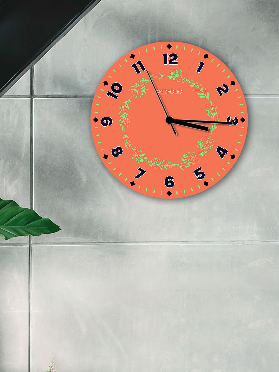 

ArtzFolio Multicoloured Printed Contemporary Wall Clock, Multi