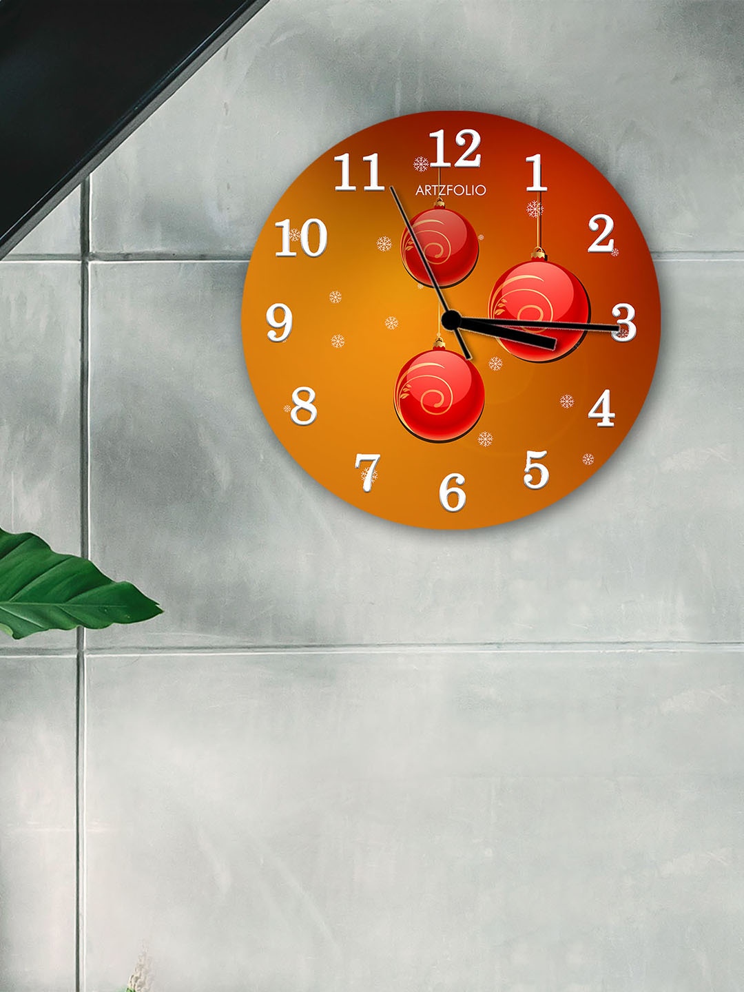 

ArtzFolio Multicoloured Printed Contemporary Wall Clock, Multi