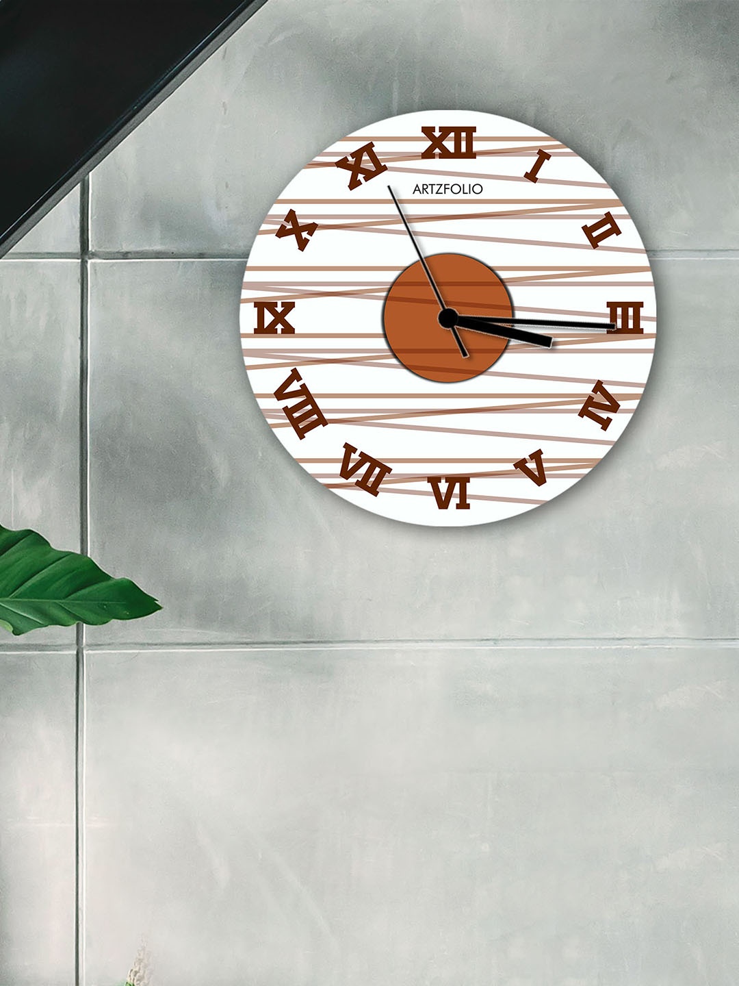 

ArtzFolio Multicoloured Printed Contemporary Wall Clock, Multi