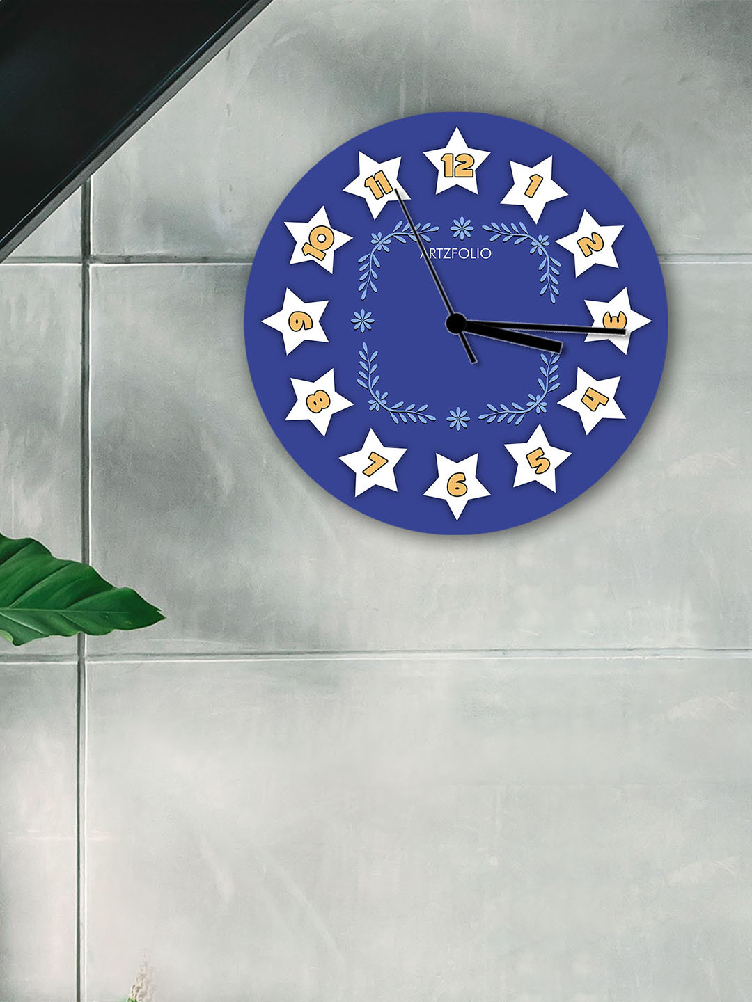 

ArtzFolio Multicoloured Printed Contemporary Wall Clock, Multi