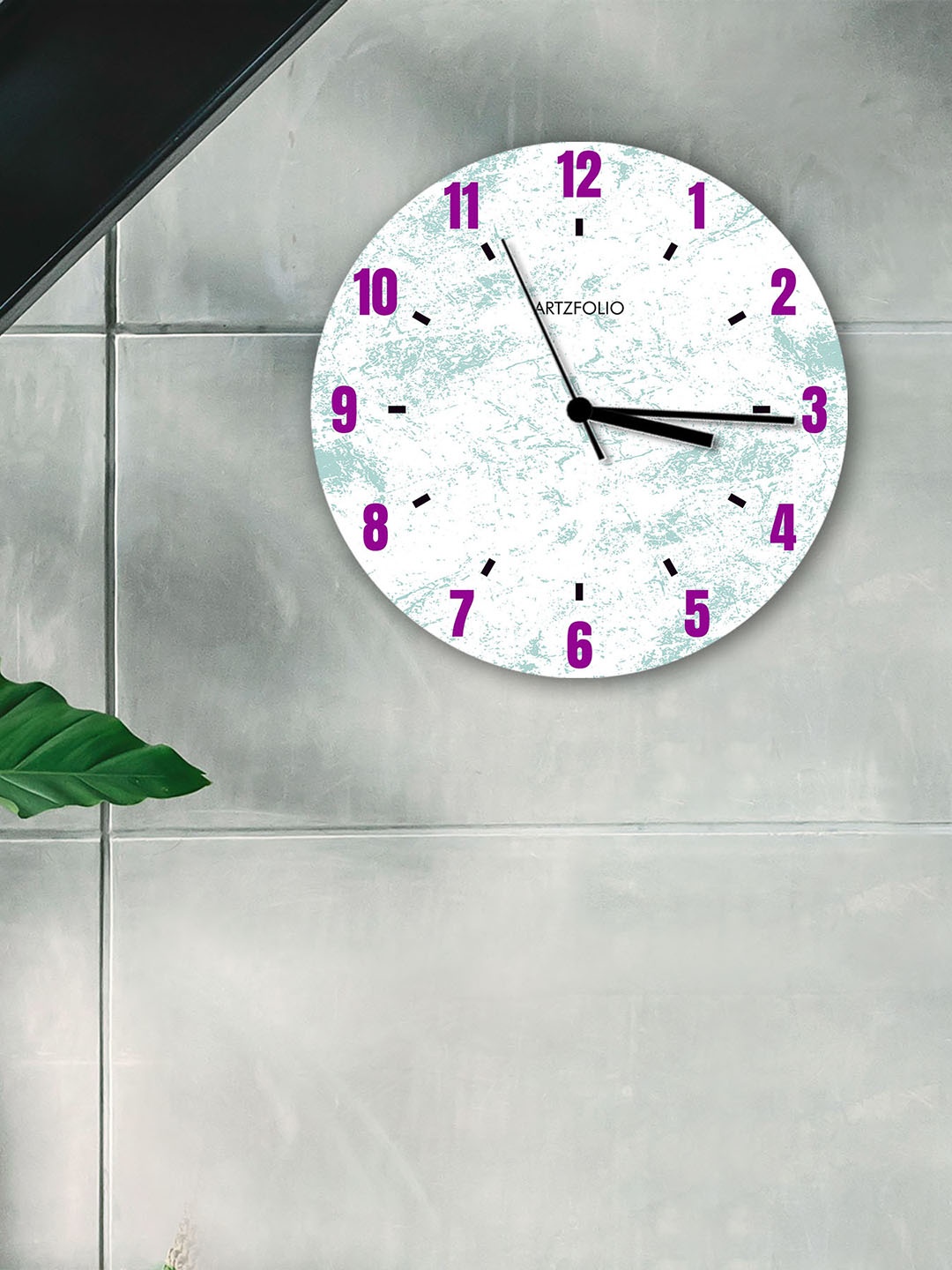 

ArtzFolio Multicoloured Printed Contemporary Wall Clock, Multi