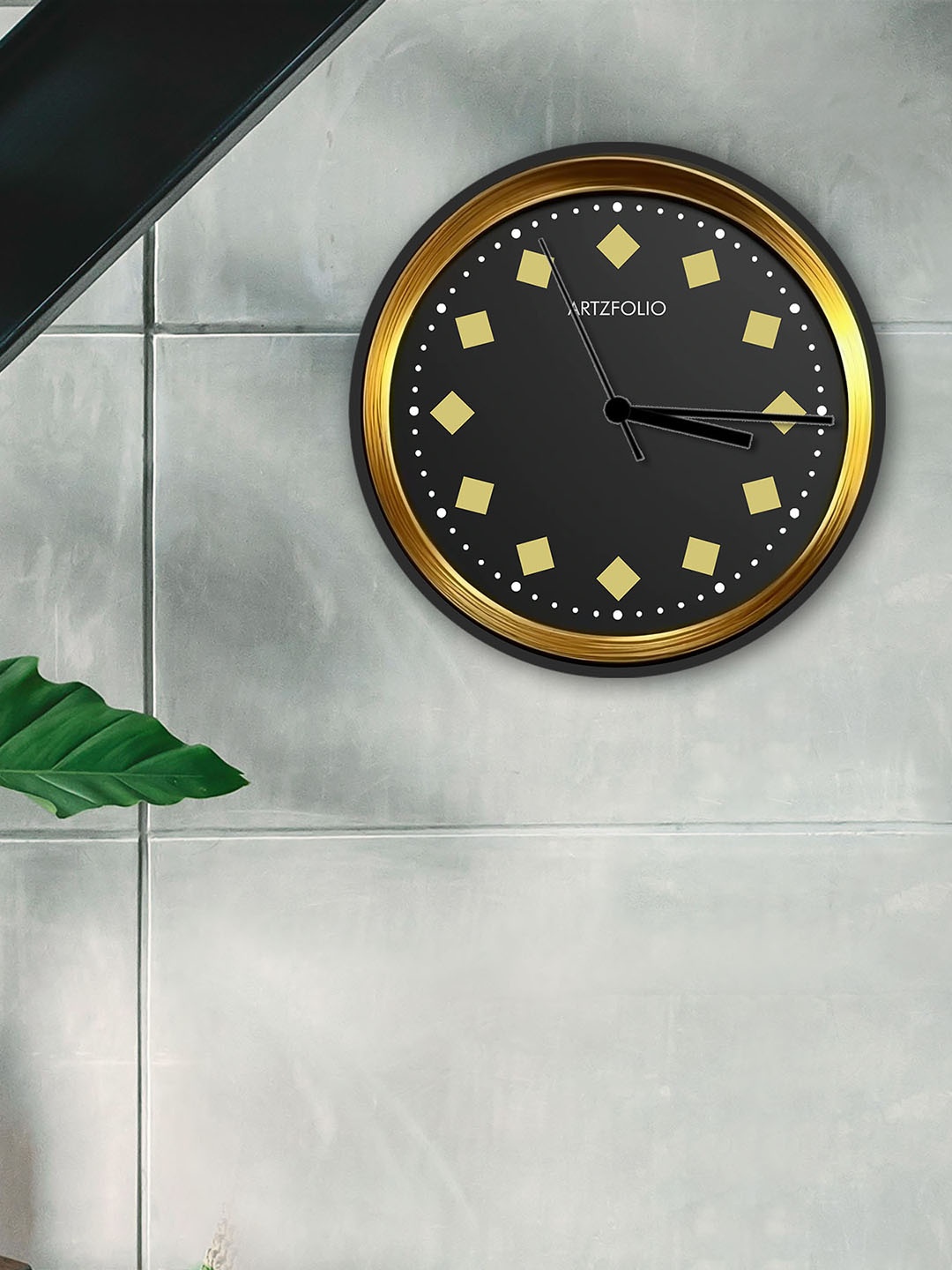 

ArtzFolio Multicoloured Printed Contemporary Wall Clock, Multi