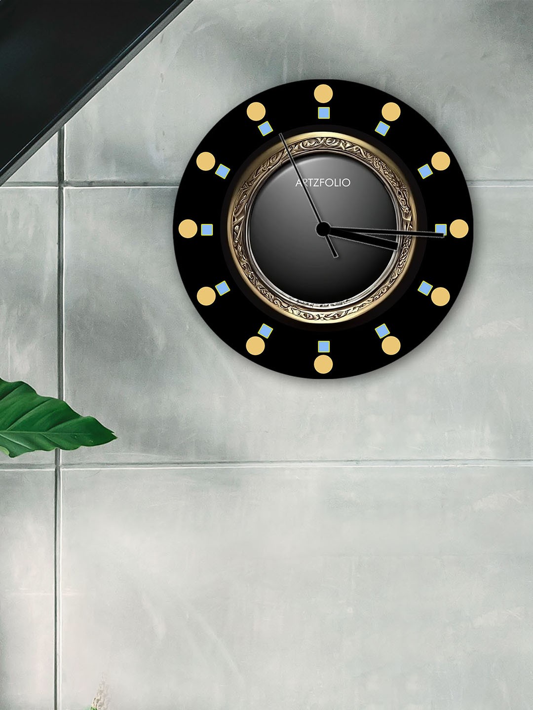 

ArtzFolio Multicoloured Printed Contemporary Wall Clock, Multi