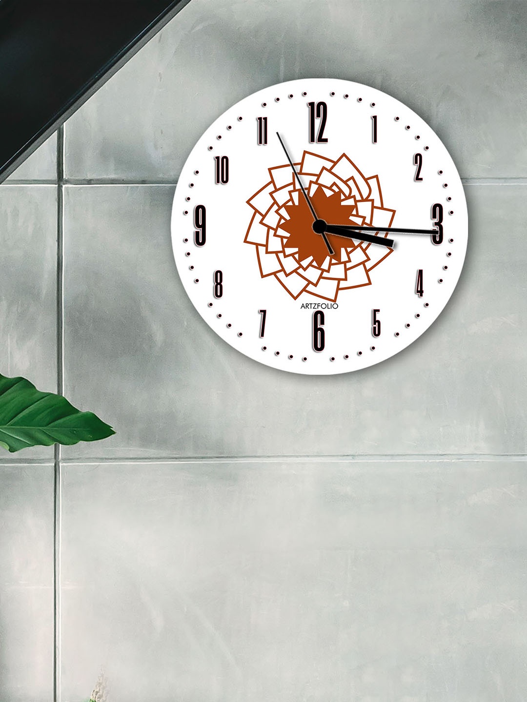 

ArtzFolio Multicoloured Printed Contemporary Wall Clock, Multi
