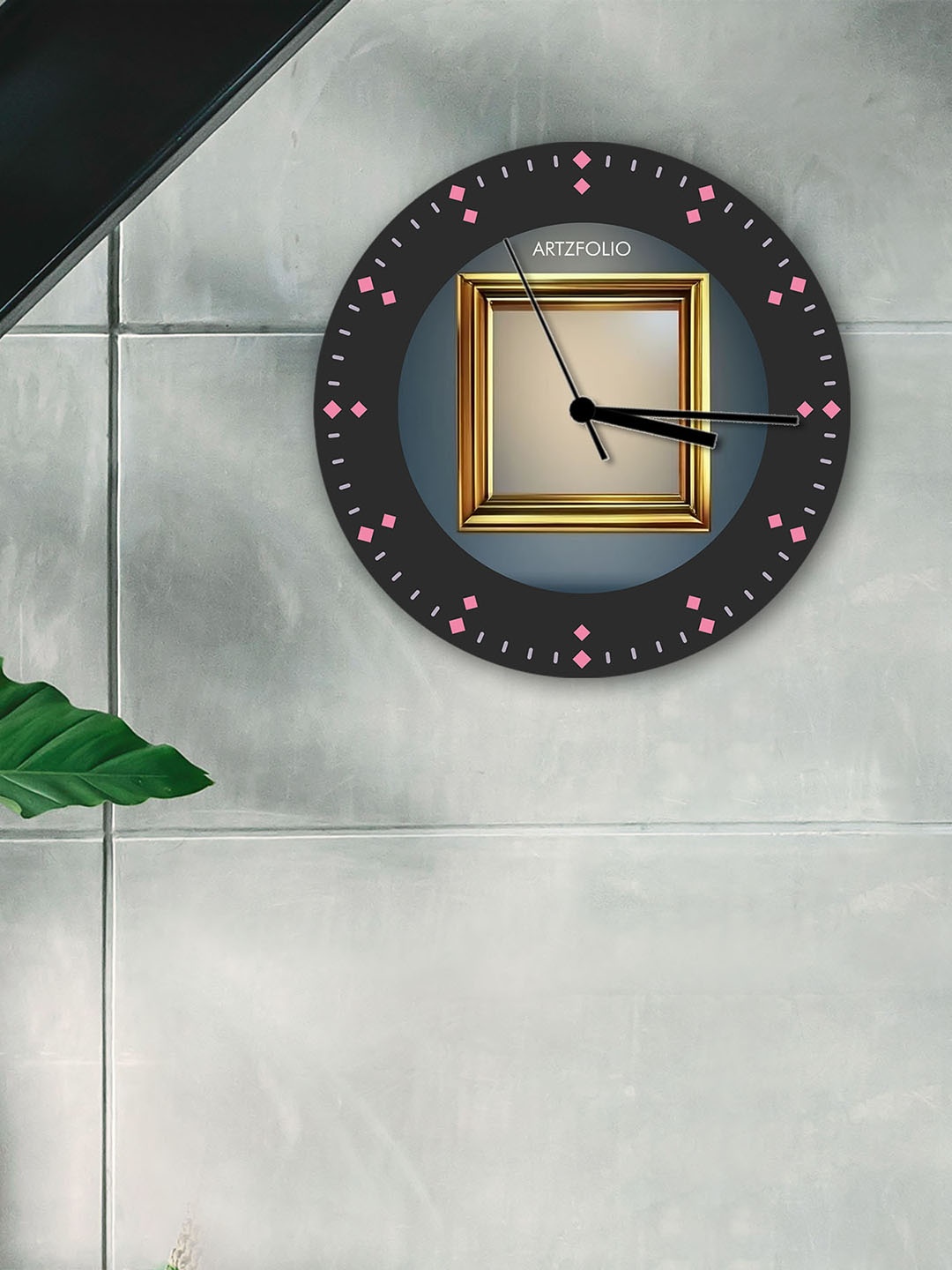 

ArtzFolio Multicoloured Printed Contemporary Wall Clock, Multi