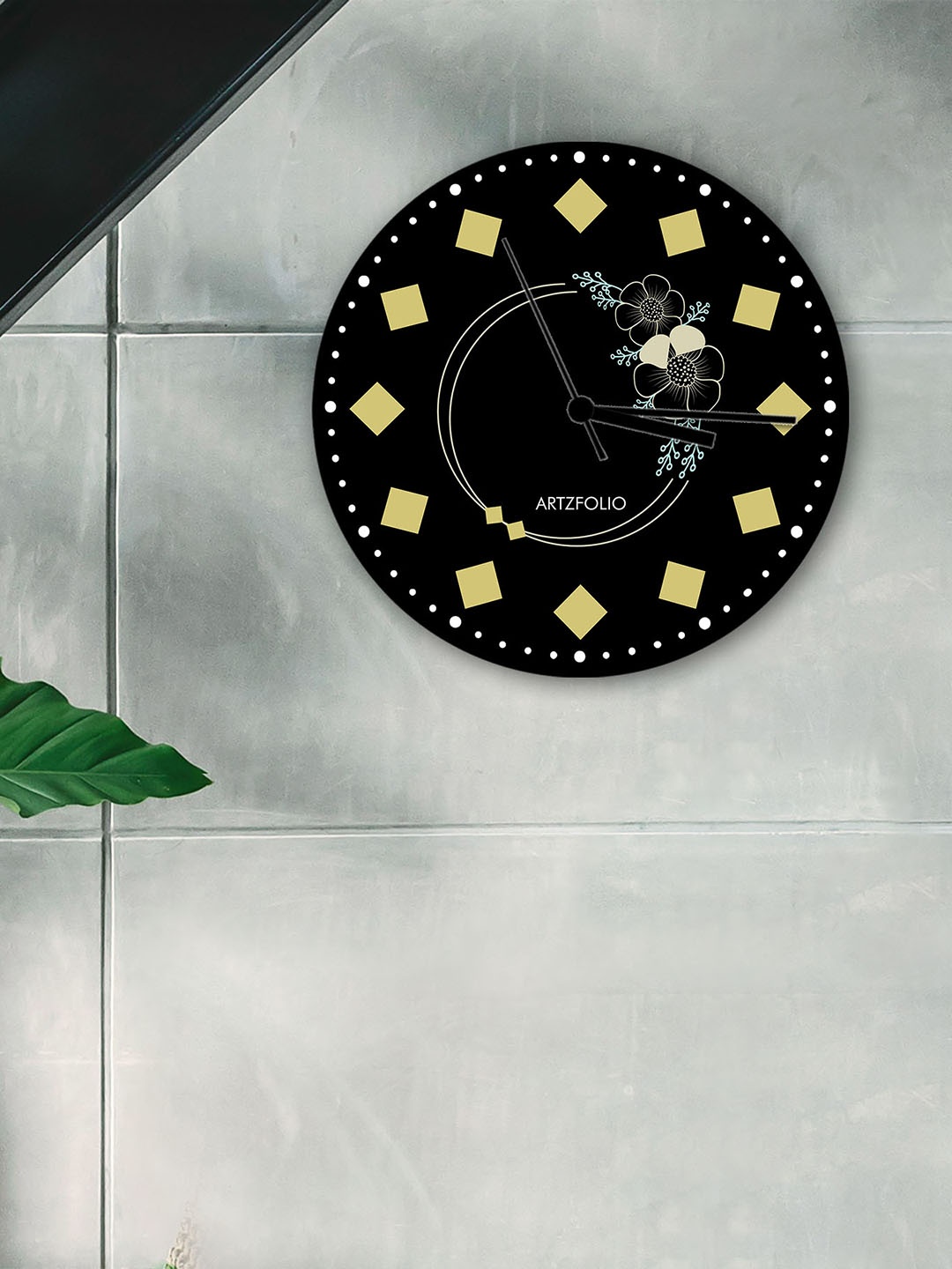 

ArtzFolio Multicoloured Printed Contemporary Wall Clock, Multi