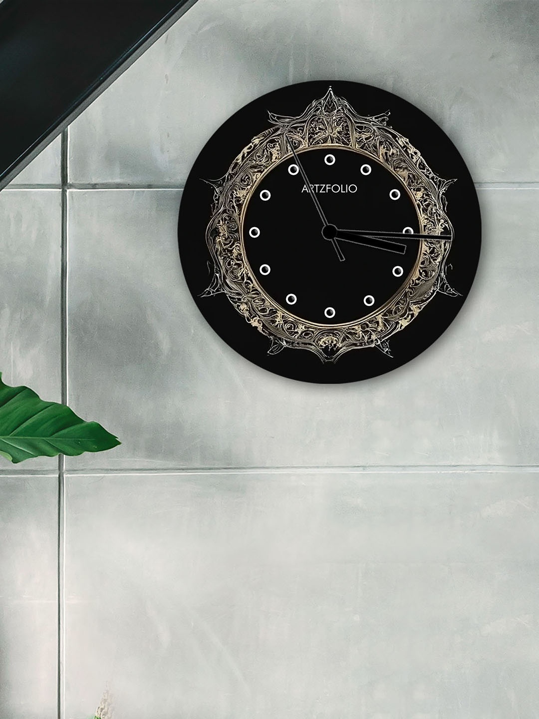 

ArtzFolio Multicoloured Printed Contemporary Wall Clock, Multi