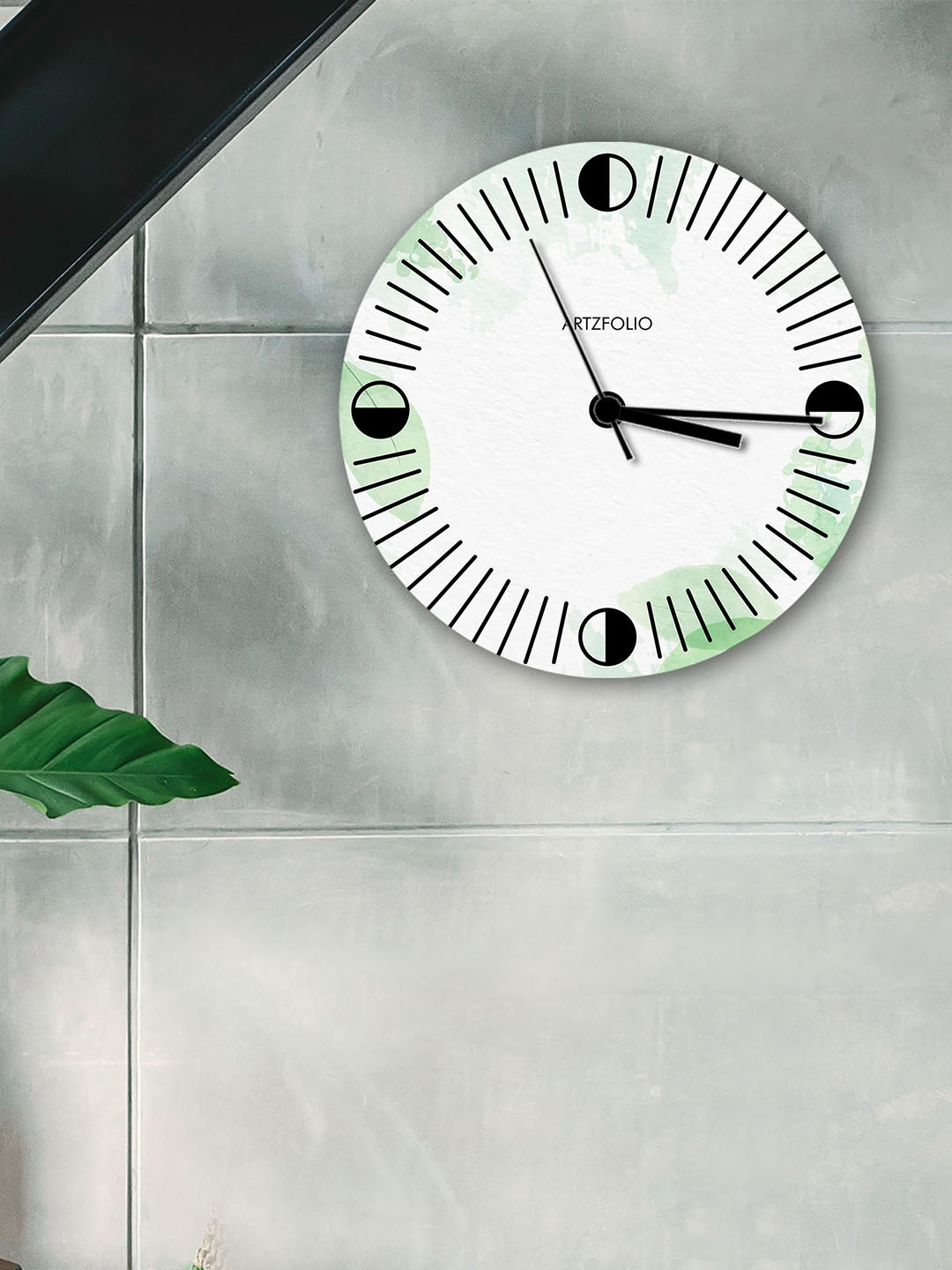 

ArtzFolio Multicoloured Printed Contemporary Wall Clock, Multi