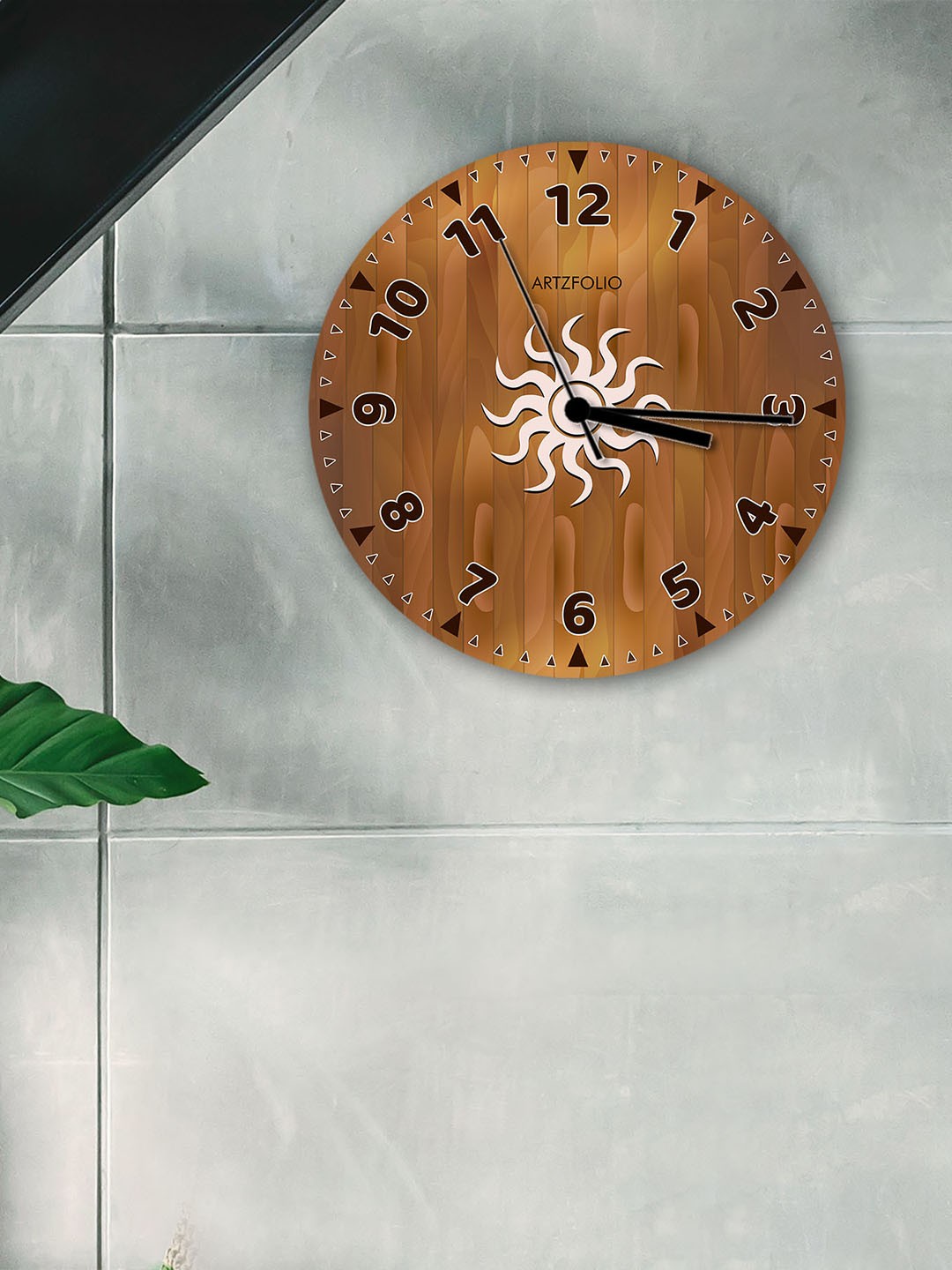 

ArtzFolio Multicoloured Printed Contemporary Wall Clock, Multi