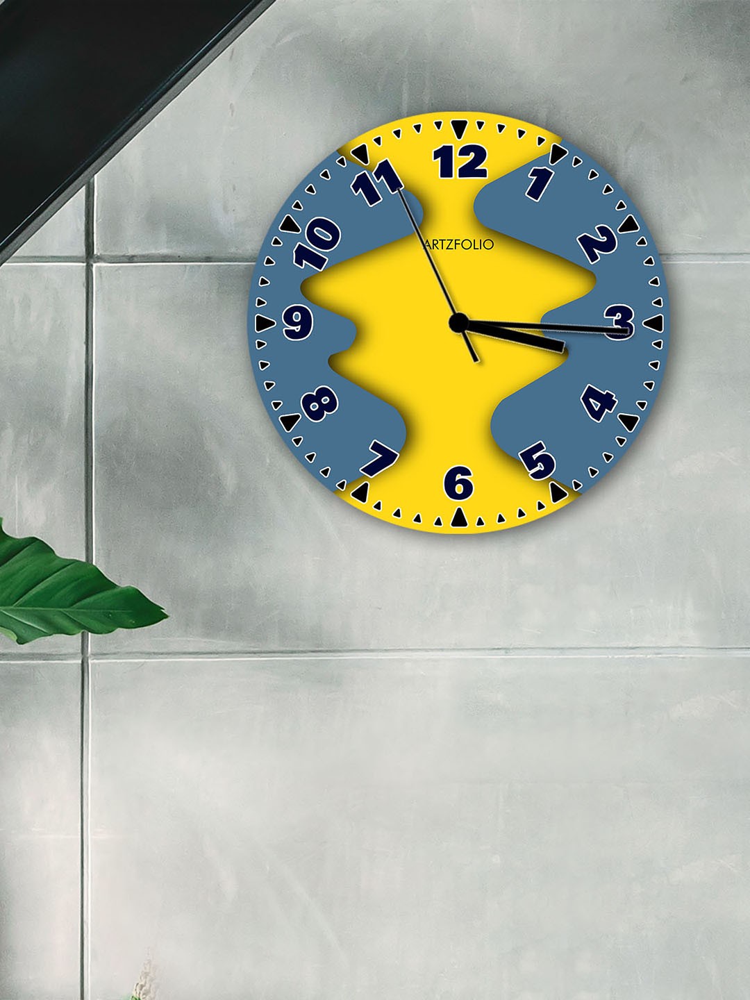 

ArtzFolio Multicoloured Printed Contemporary Wall Clock, Multi