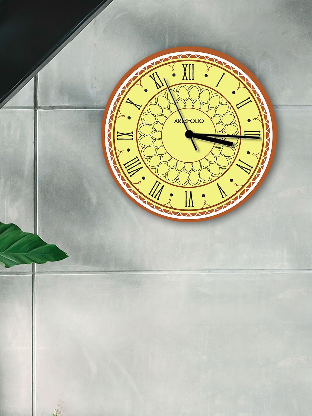 

ArtzFolio Multicoloured Printed Contemporary Wall Clock, Multi